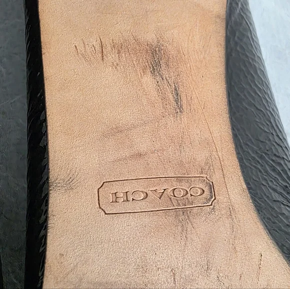 Auth Coach Black Women's Ballet Flats - Picture 4 of 5